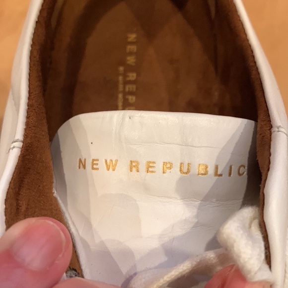 New Republic By Mark Monairy Size 10.5 White Shoe - Picture 8 of 9